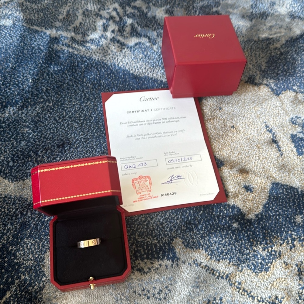 Cartier rose gold ring men